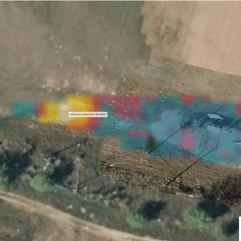 methane detection mapping